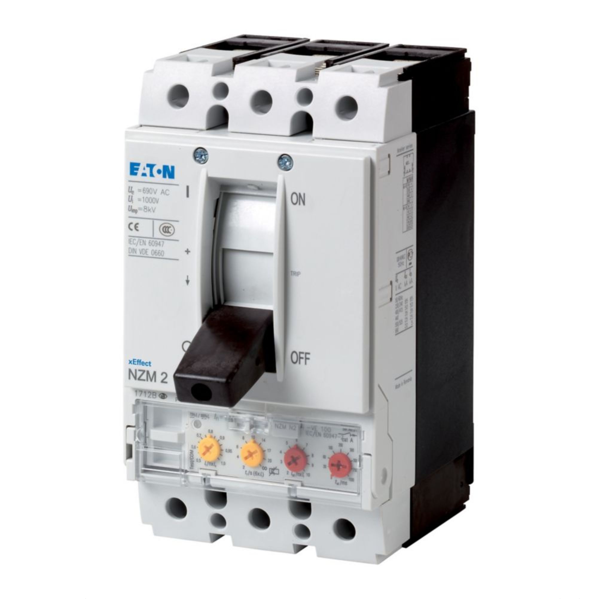 nzmh2 ve160 s1 Eaton Moeller series NZM molded case circuit breaker electronic